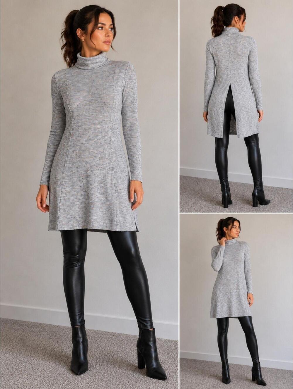 We The Free Women Multicolor Mock Neck Long Sleeve Jersey T-Shirt Size‎ S